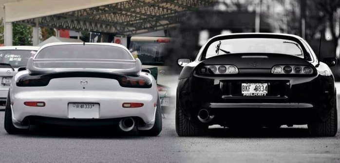 Mazda Rx 7 i Toyota Supra <3