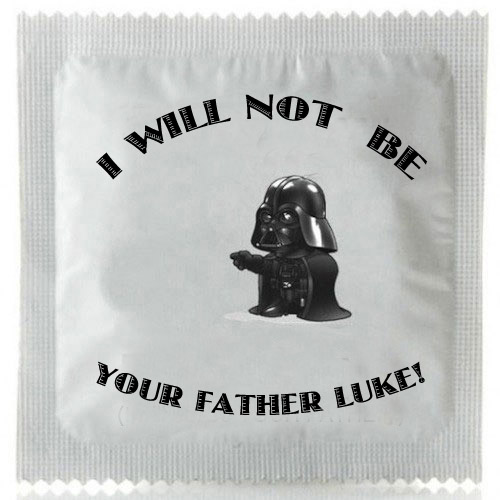Твой папа на английском. Презервативы Дарт Вейдер. Дарт Вейдер я твой отец. Я не буду твоим отцом.